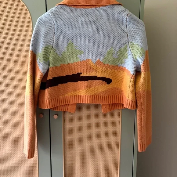 House of Sunny Button Up Cropped Cardigan - Picture 3 of 4